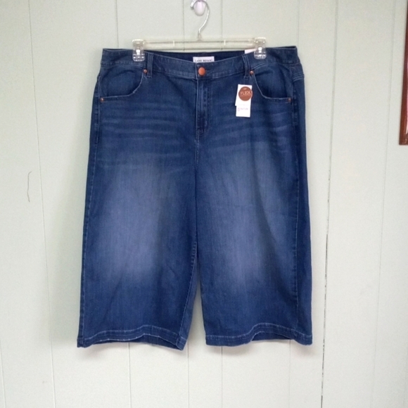 Lane Bryant Pants - NWT Lane Bryant signature fit wide leg pedal pushers mid rise womens sz 22